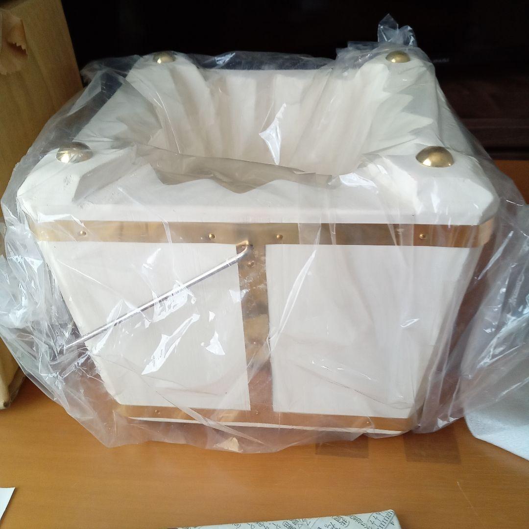 輪島 珪藻土 切り出し七輪 未使用 切出正角21号 土台ブロック付 鍵主工業