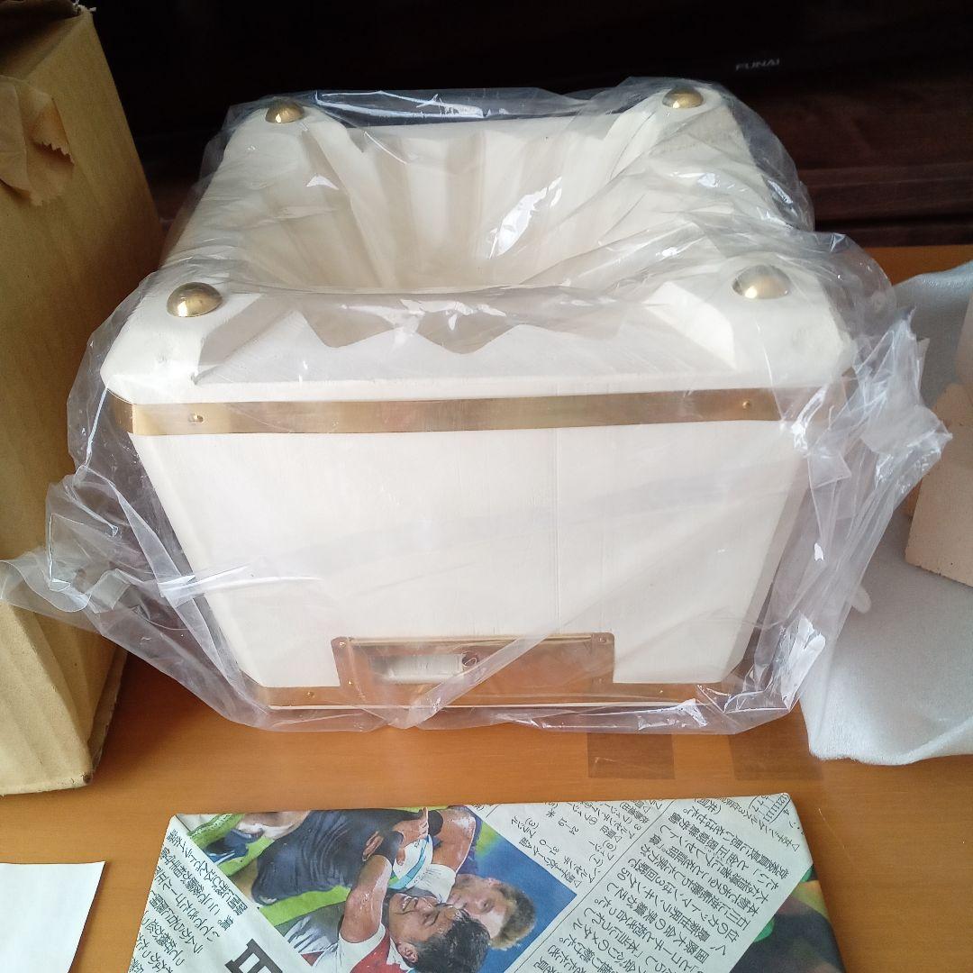 輪島 珪藻土 切り出し七輪 未使用 切出正角21号 土台ブロック付 鍵主工業