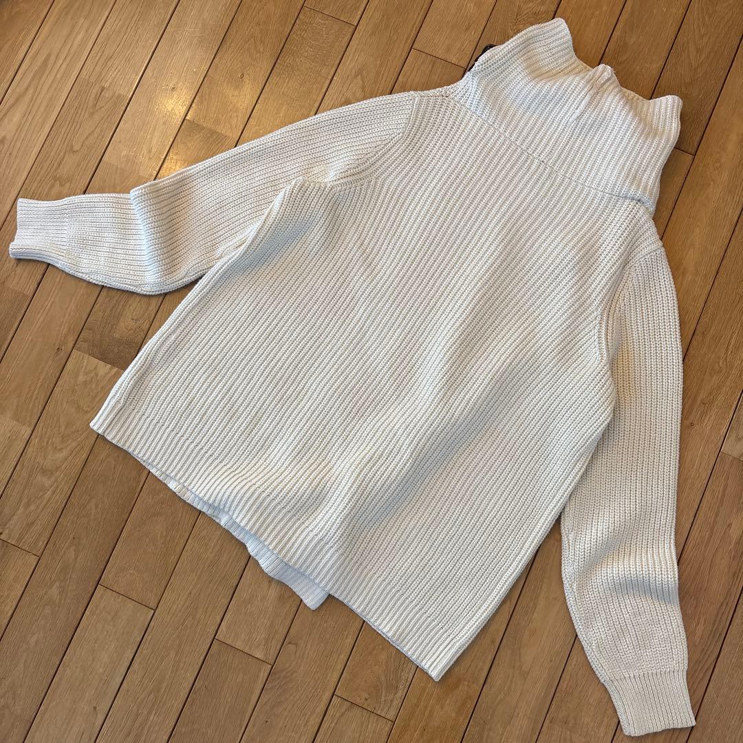 美品 POLO RALPH LAUREN ケープニット ポンチョ　レザーベルト