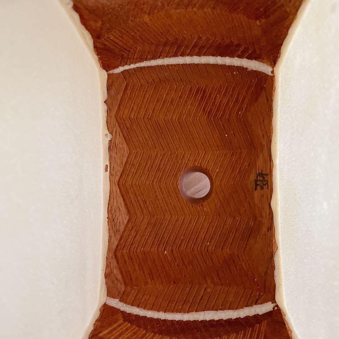 三味線 中棹 金細 綾杉胴 トチ紅木 一本溝 和楽器