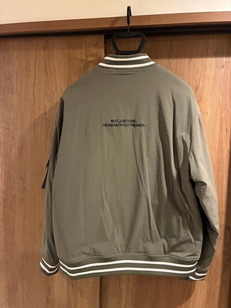 ジャケット・アウター RUFFLOG MA-1 PUFFER JACKET BLACK