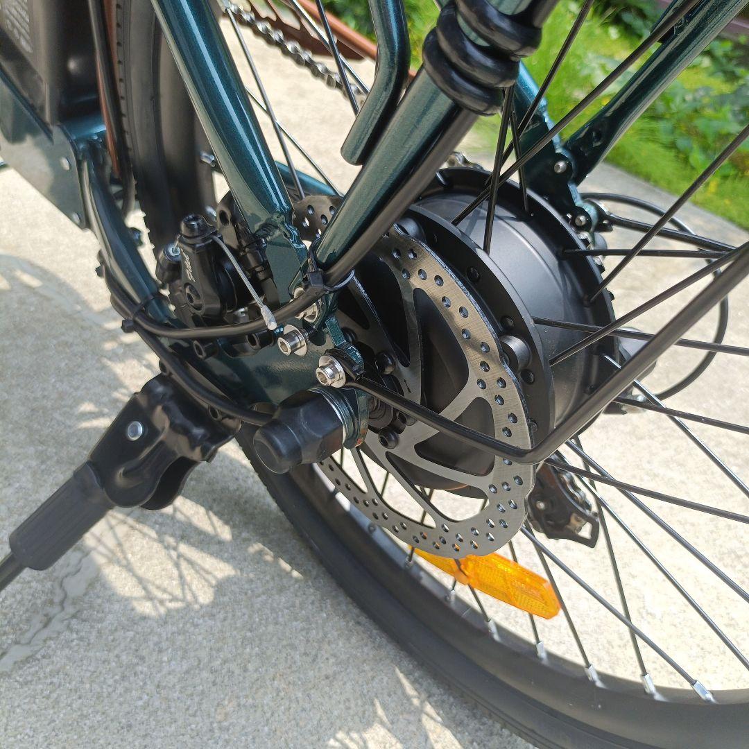 e-bike 電動アシスト自転車 バスケット付き 折りたたみ