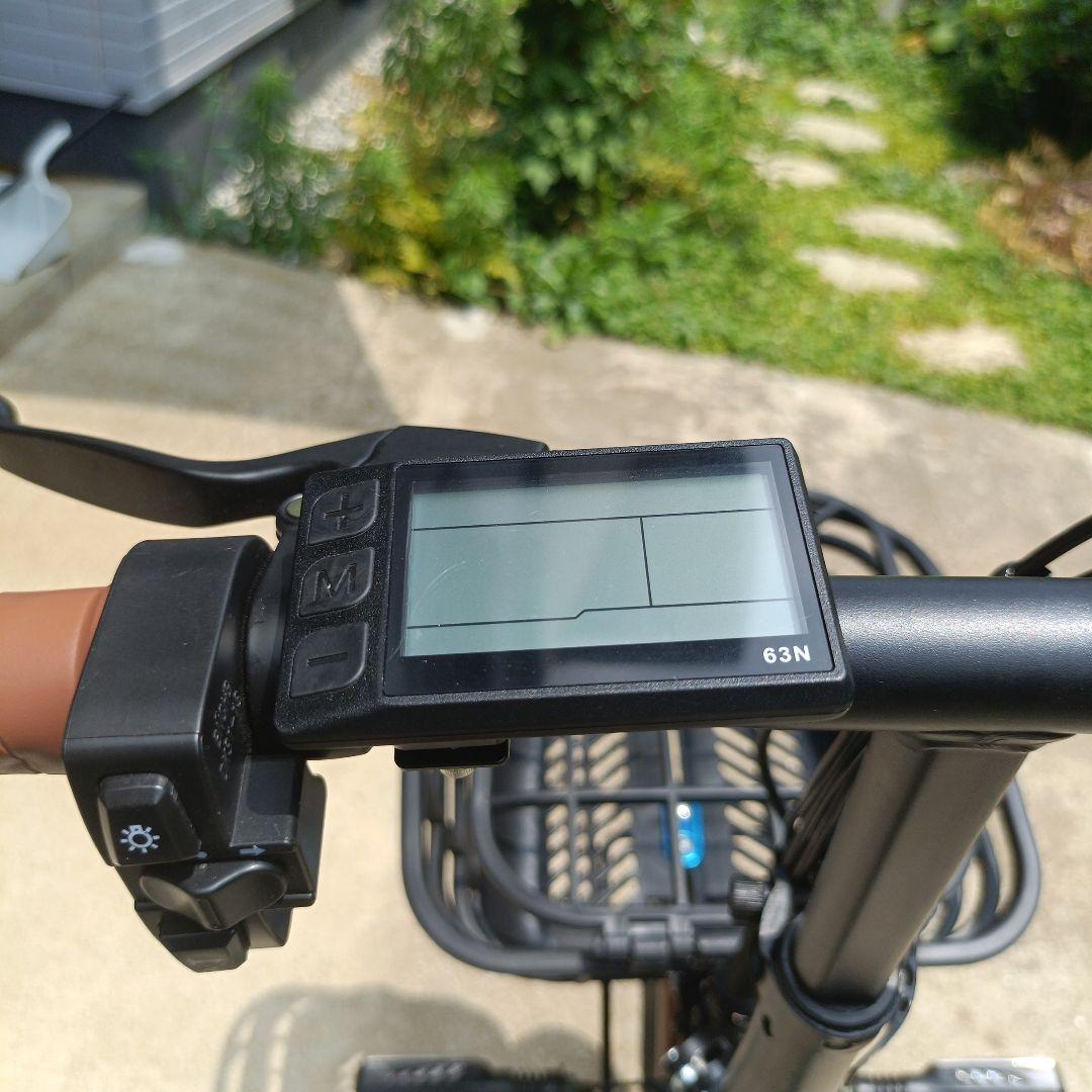 e-bike 電動アシスト自転車 バスケット付き 折りたたみ