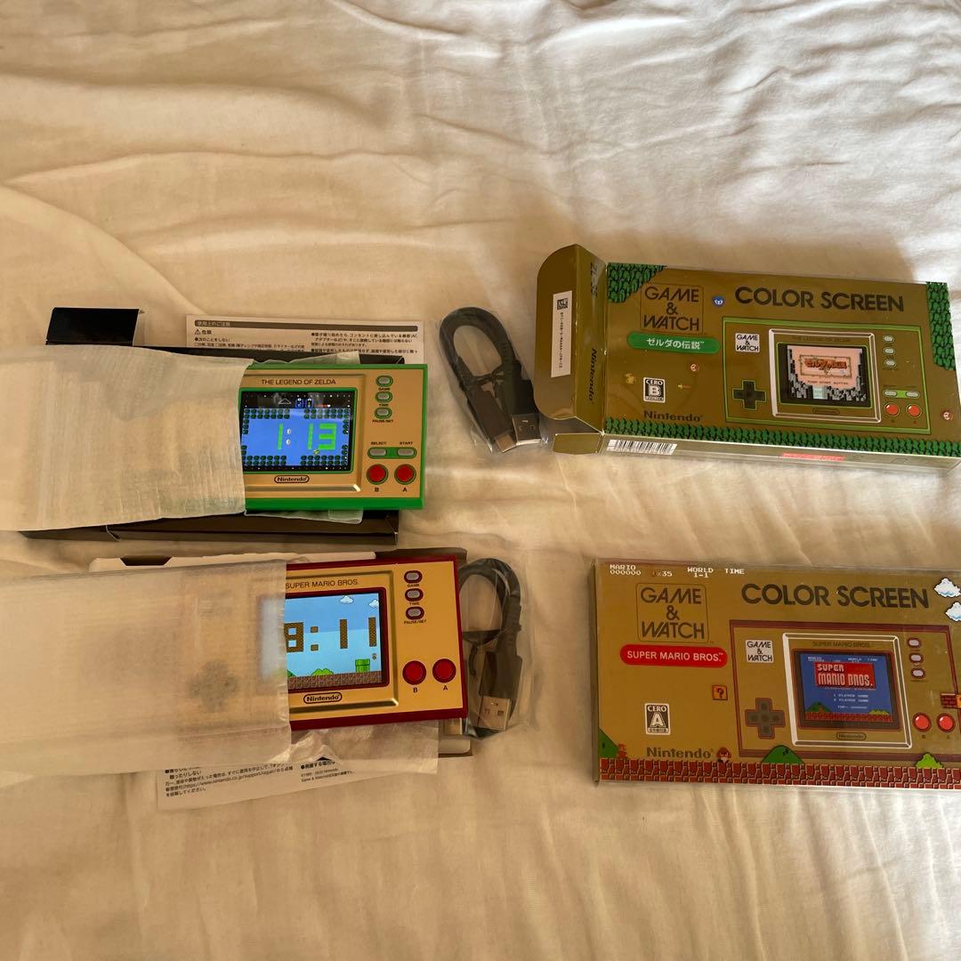 ゲーム&ウォッチ ゼルダ・マリオ セット