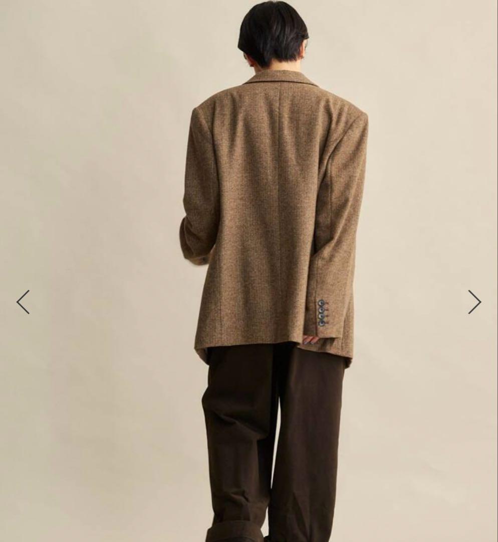 anuke Herringbone Wool Jacket ベージュ【美品】