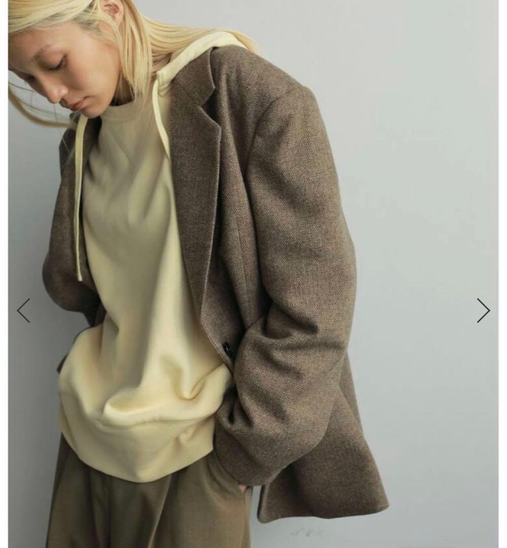 anuke Herringbone Wool Jacket ベージュ【美品】