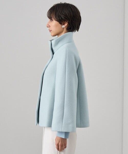 新品・現行品同型・サイズ38★ANAYI　ウールビーバーショートコート　ホワイト