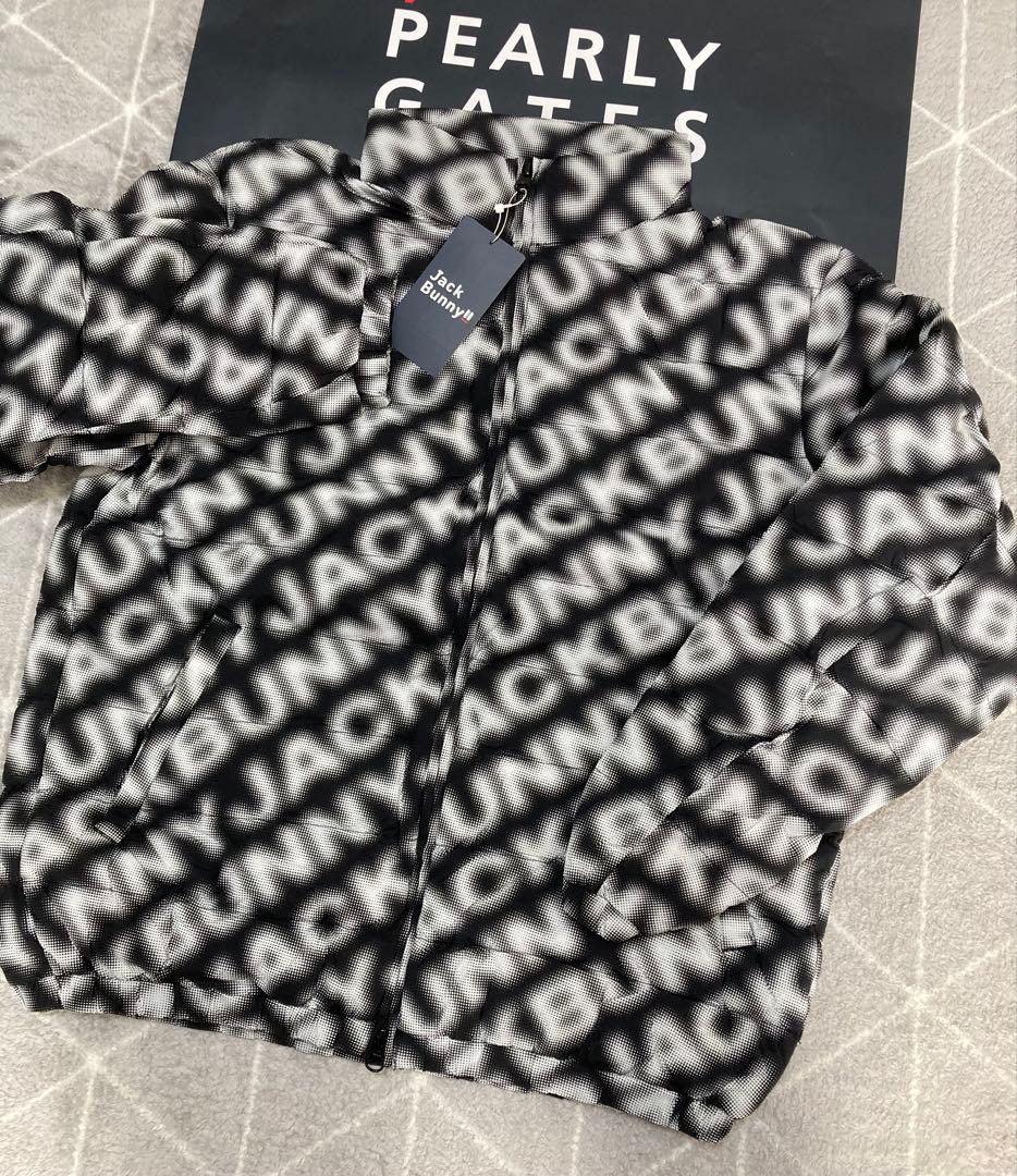 新品 パーリーゲイツ ジャックバニー 薄中綿ブルゾン(6)LL/黒P 最新モデル