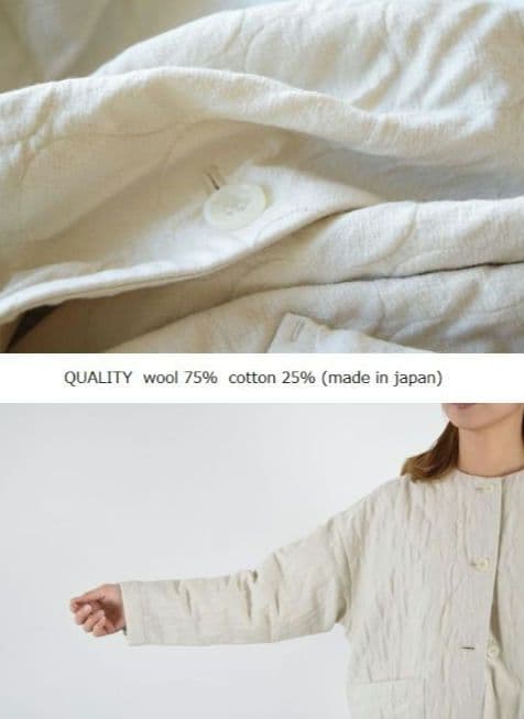 エヴァムエヴァ　quilting jacket