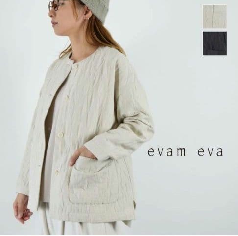 エヴァムエヴァ　quilting jacket