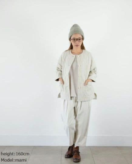 エヴァムエヴァ　quilting jacket