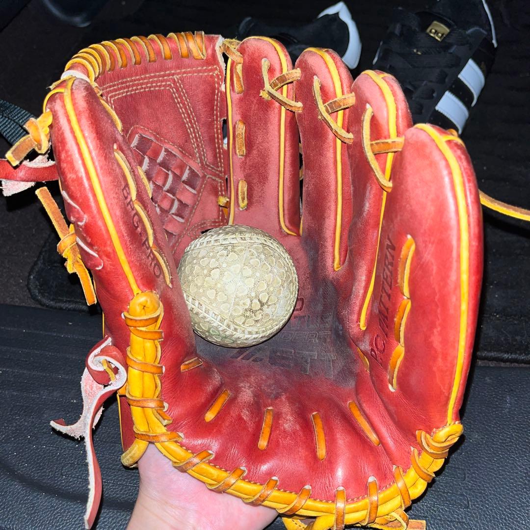 プロ実使用ZETT プロステイタス 硬式グローブ