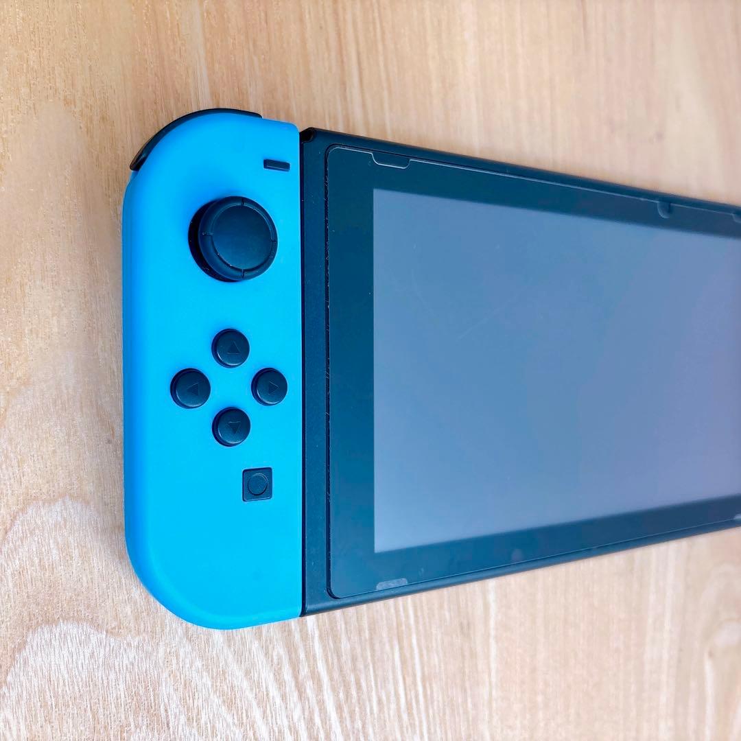 【未使用に近い】 バッテリー強化型 Nintendo Switch 本体 赤青