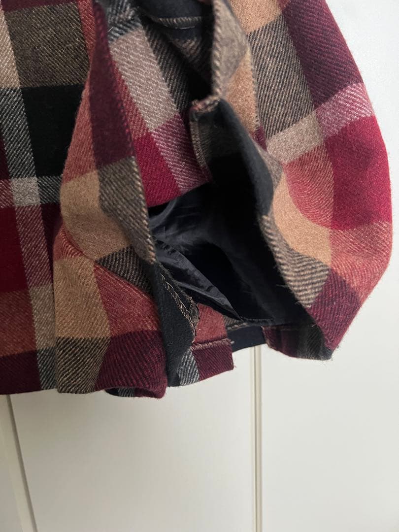 【美品】BLUE LABEL クレストブリッジチェック　キュロット 36