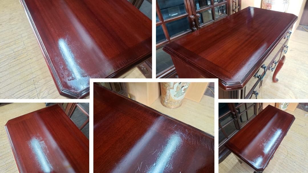 toshi　　A45　大塚家具 コンソールチェスト 猫脚　マボガニー材