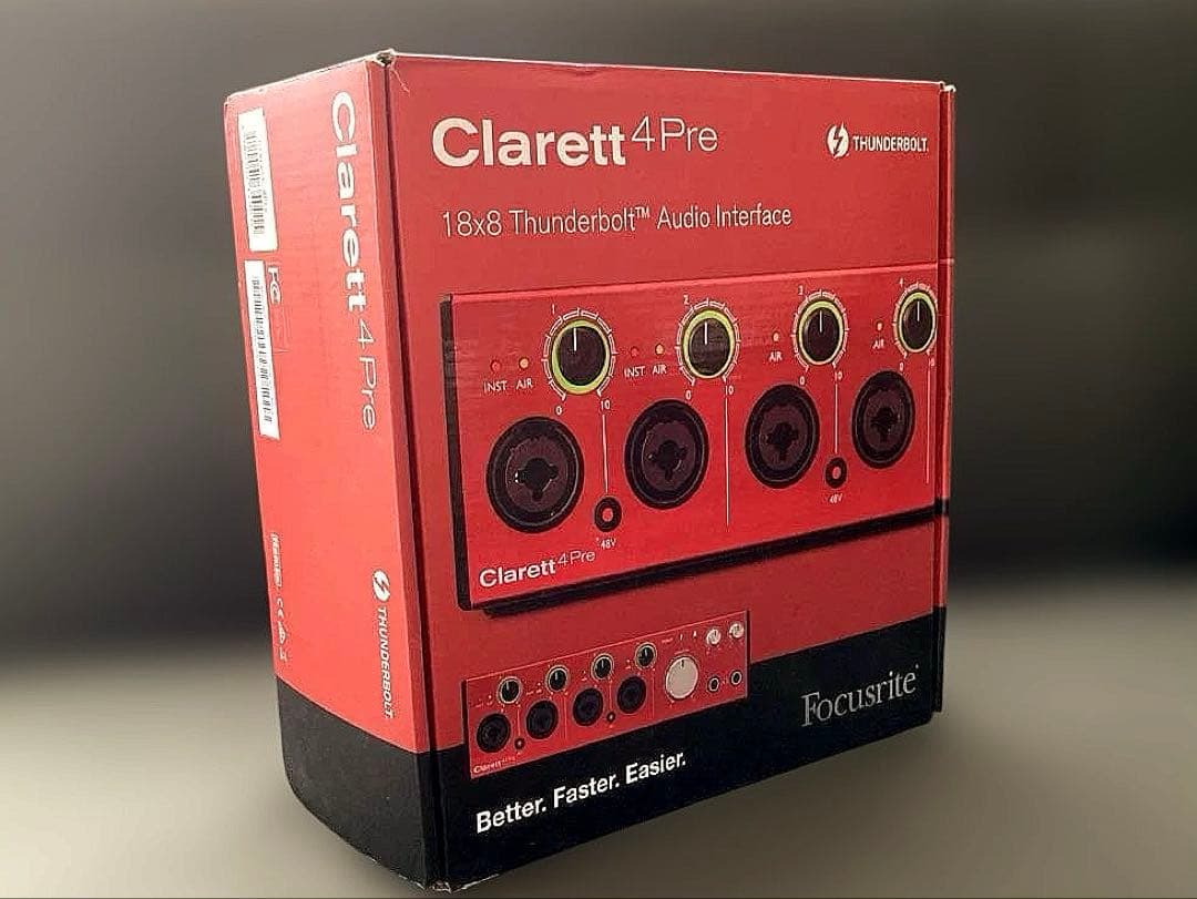 Focusrite Clarett 4 Pre 【訳あり、ジャンク扱い】