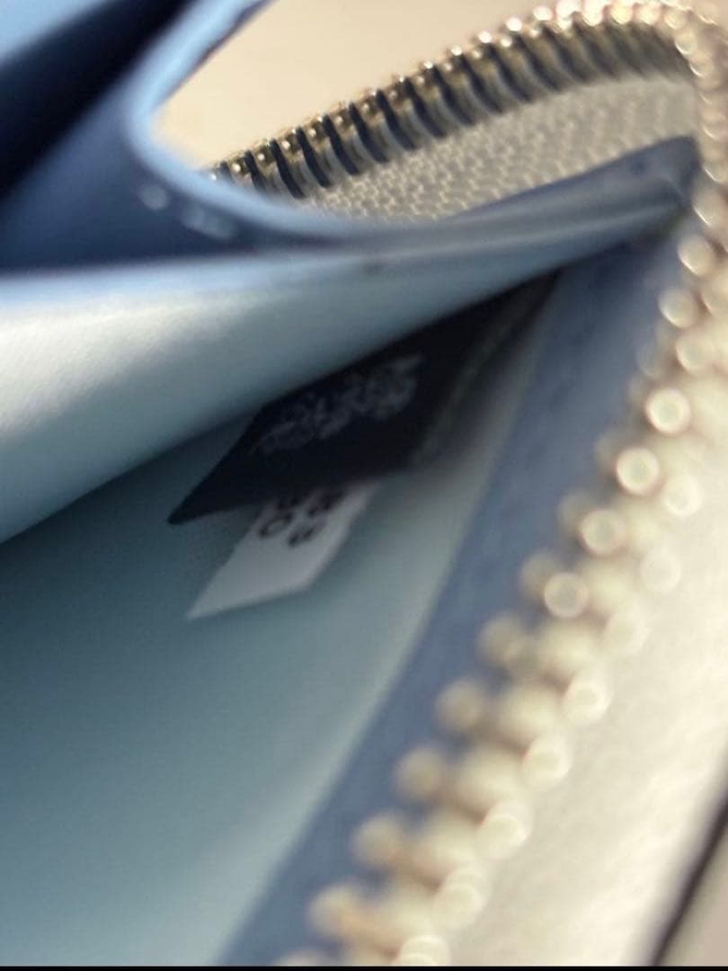 COACH 長財布 ロゴ入りホワイト/ネイビー【新品】