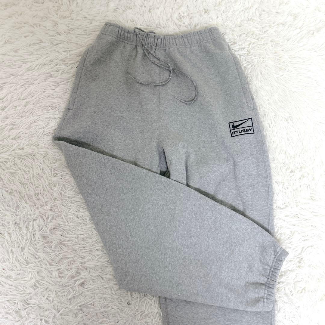【極美品】正規品　Nike Stussy スウェットパンツ M グレー