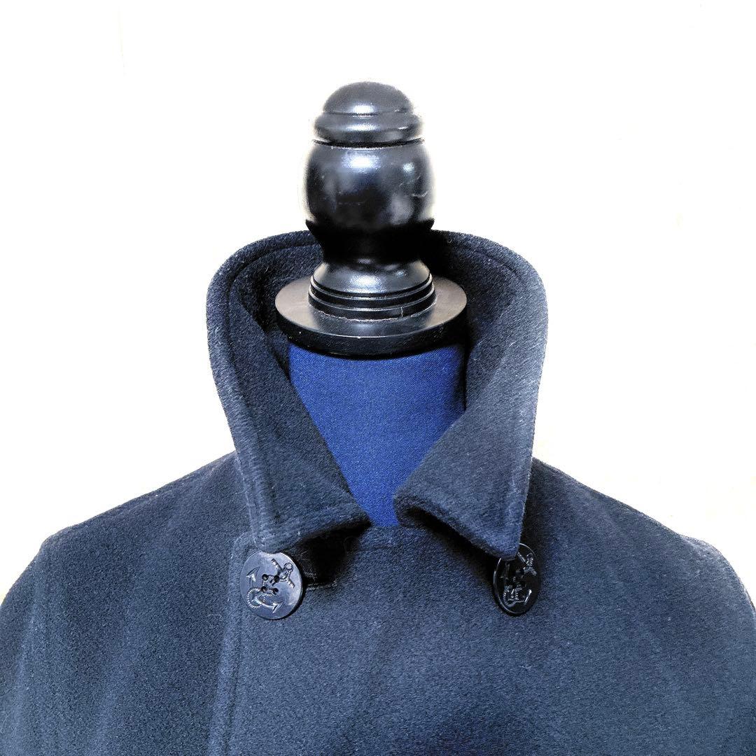 ラルフローレン　ピーコート　ダブルブレスト ウールコート　ブラック　ユニセックス