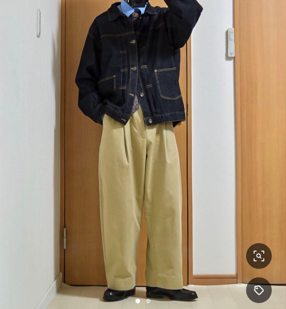 パンツ studio nicholson Peached cotton pants