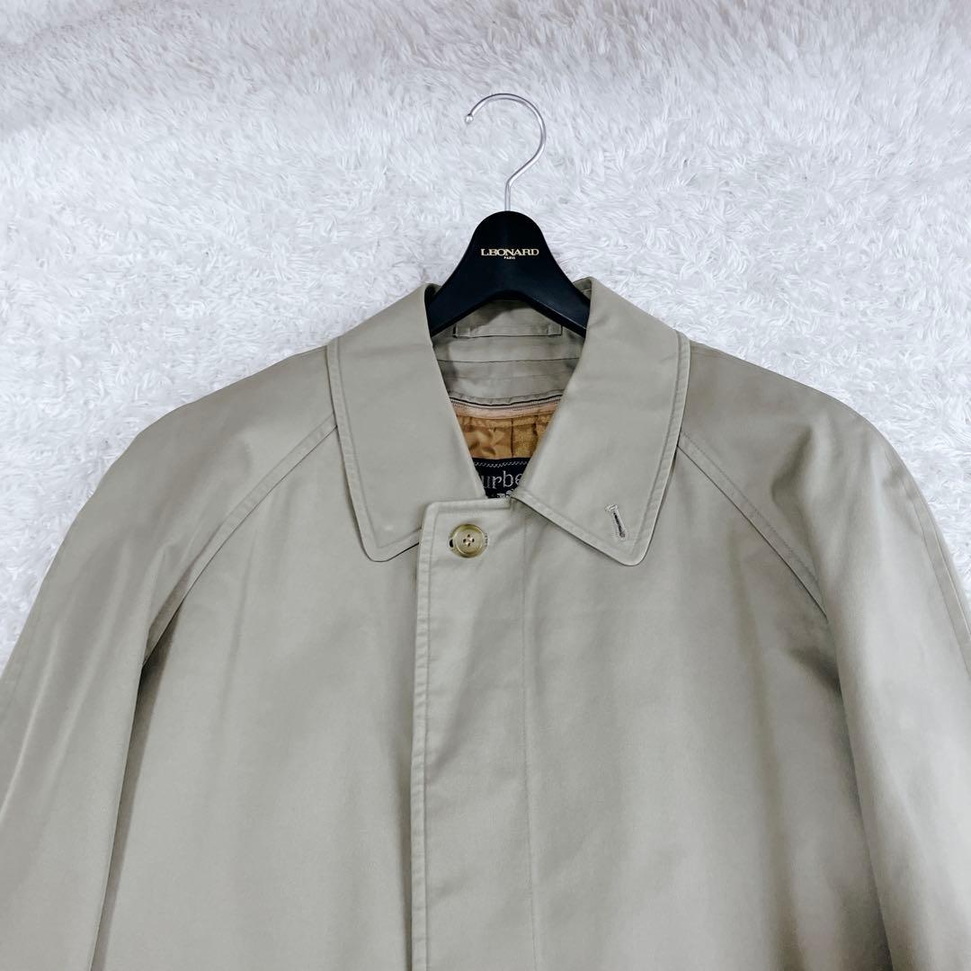 バーバリーズ✨ステンカラーコート ライナー ノバチェック ロング ベージュ M