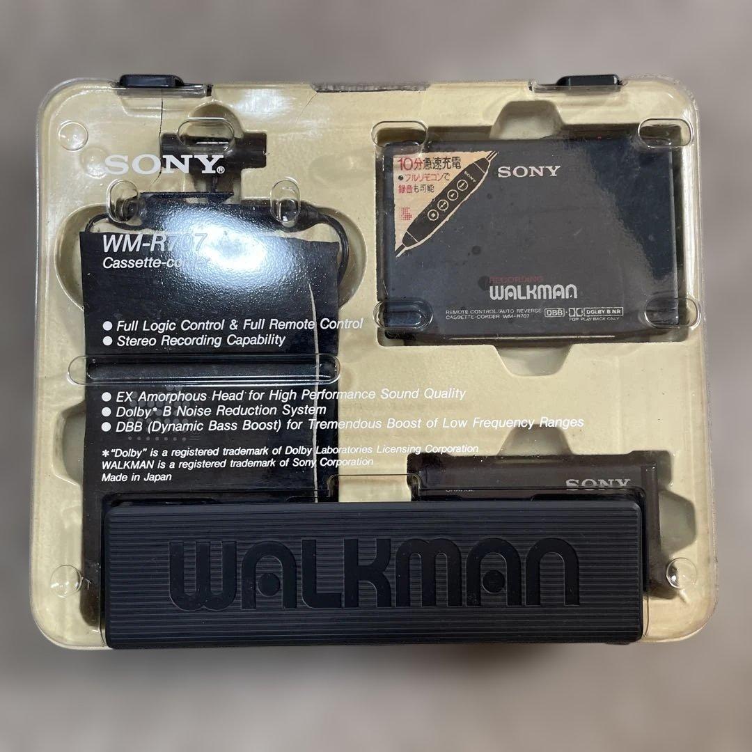 【ジャンク】SONY WM-R707 カセットプレーヤー