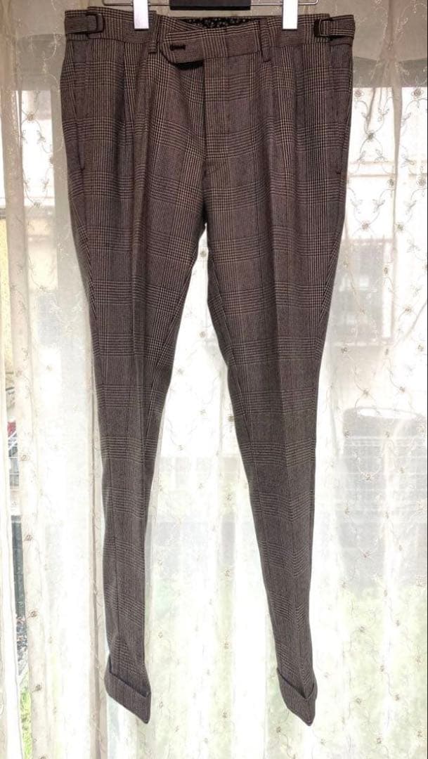 スーツセレクト/スーツ/グレンチェック/ウエストアジャスター/チェンジポケット