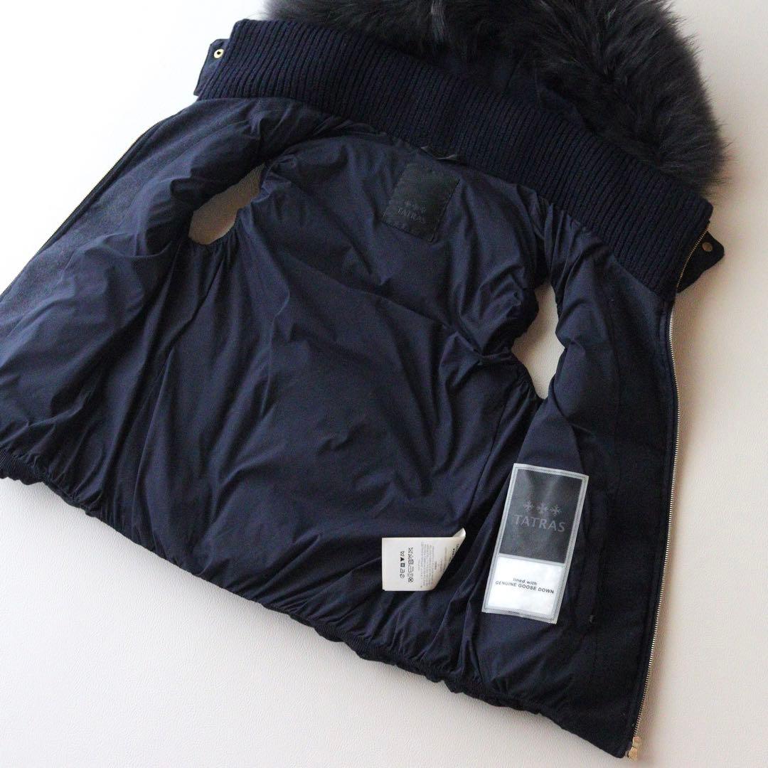 5356　タトラス　ダウンベスト ラクーンファー　S