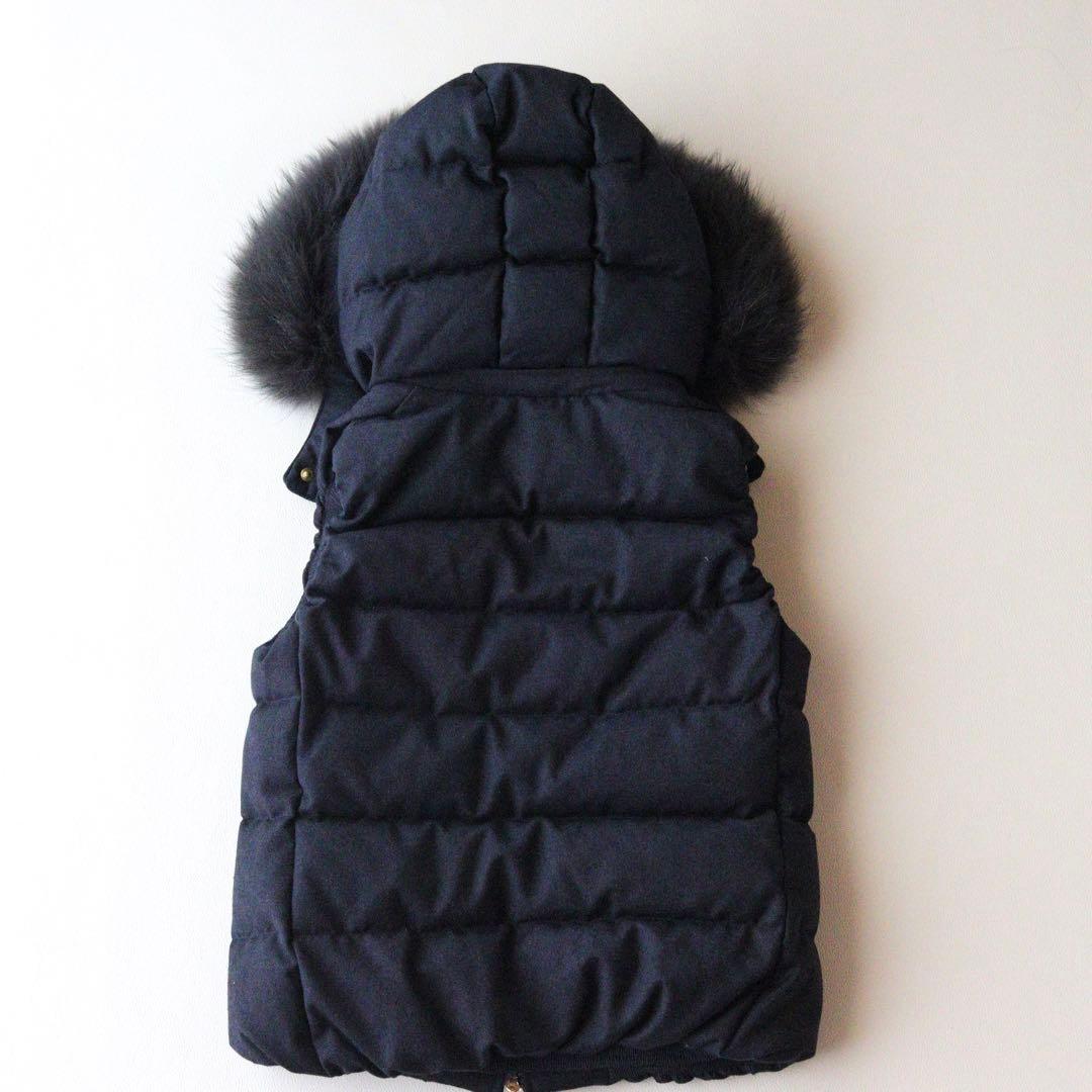 5356　タトラス　ダウンベスト ラクーンファー　S