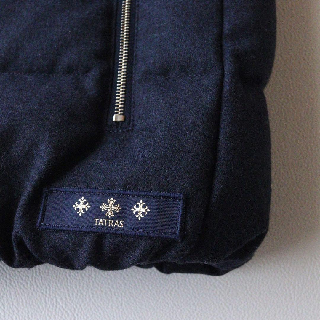 5356　タトラス　ダウンベスト ラクーンファー　S