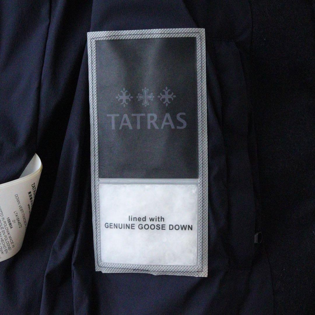 5356　タトラス　ダウンベスト ラクーンファー　S