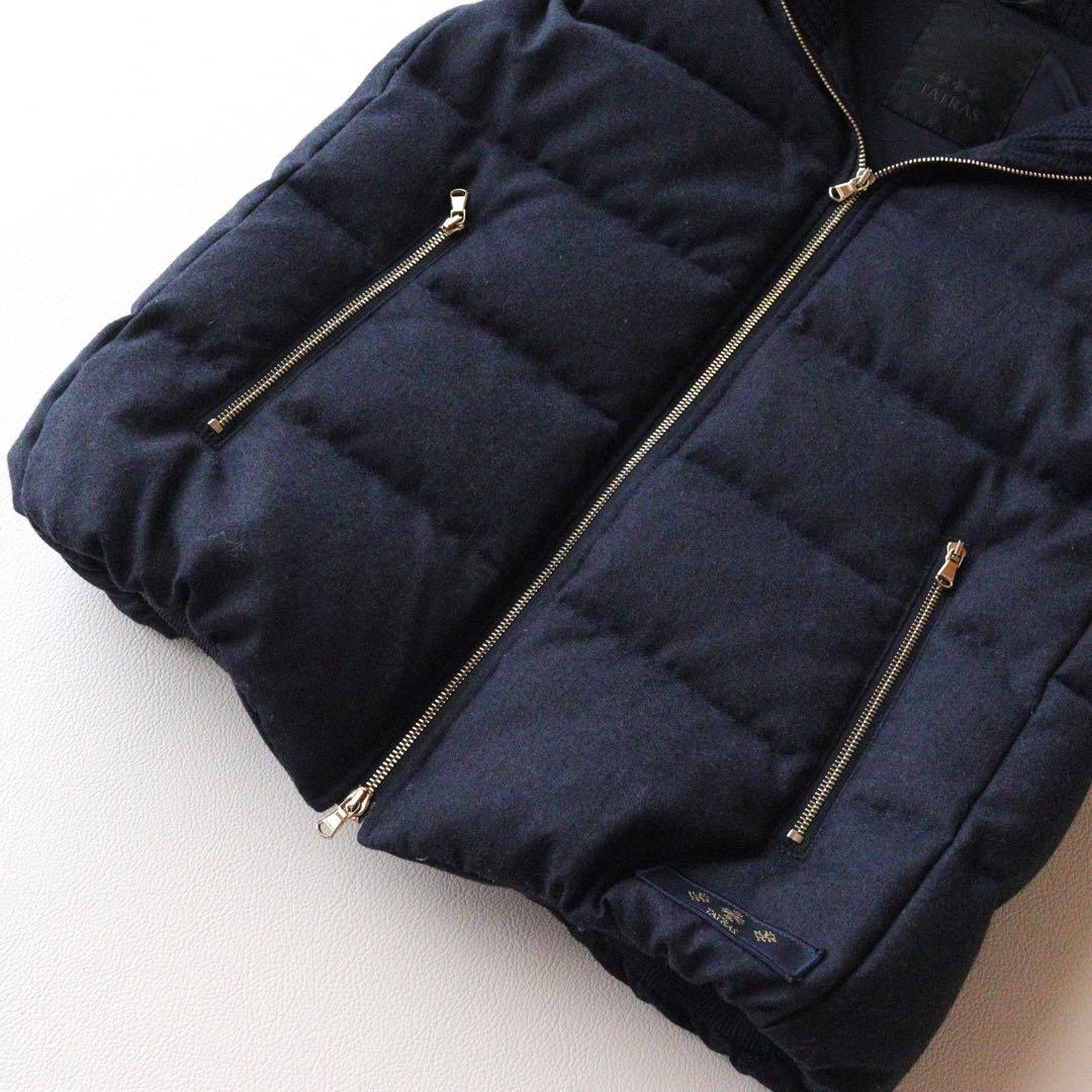 5356　タトラス　ダウンベスト ラクーンファー　S