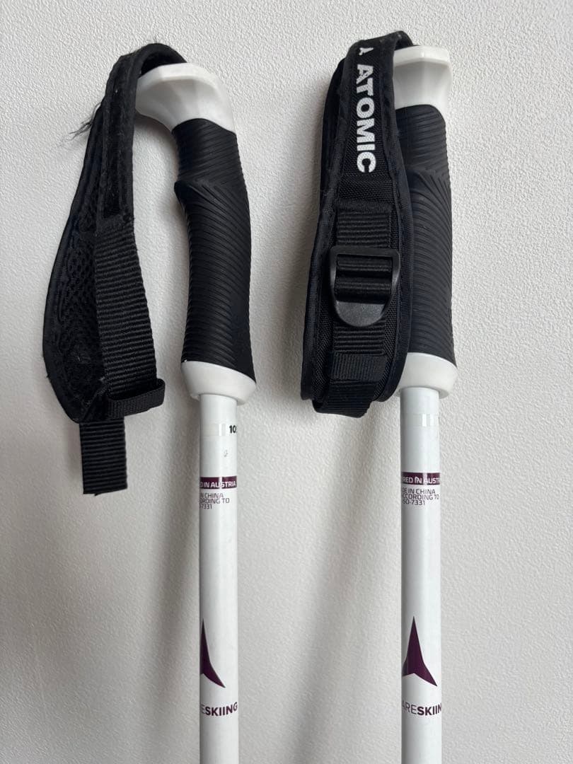 アトミック　スキー板　148 スノーポール105 セット　レディース