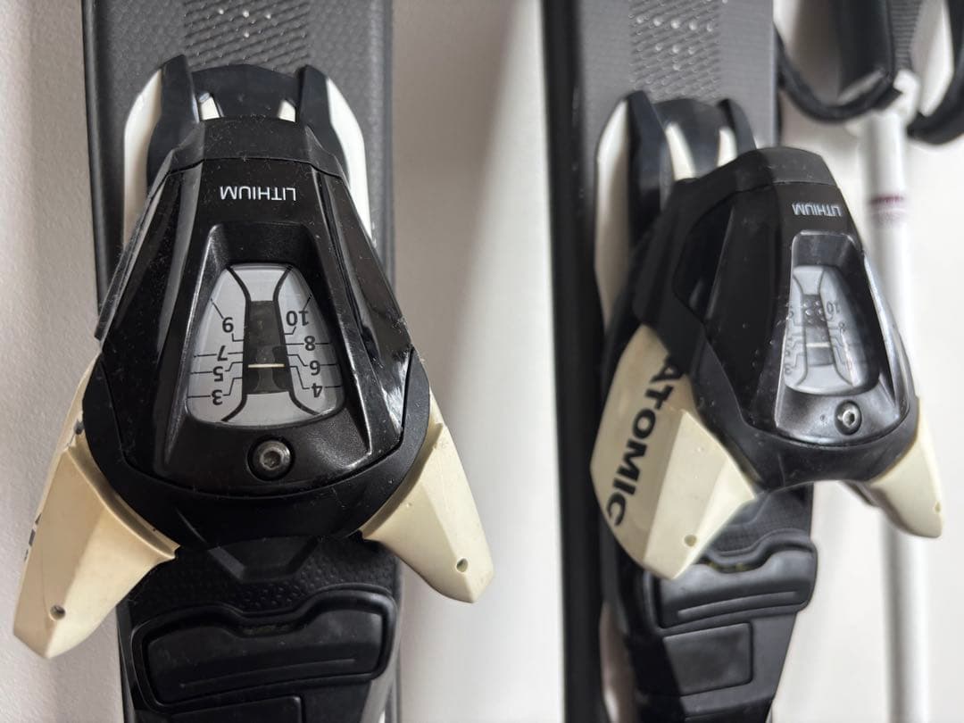 アトミック　スキー板　148 スノーポール105 セット　レディース