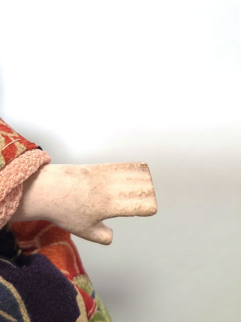 古い市松人形 　女の子　松月作