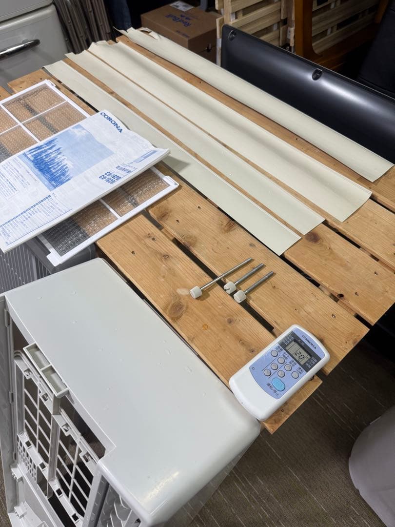 【分解洗浄消毒作業済】CORONA 窓用エアコン CW-1620ウインドエアコン