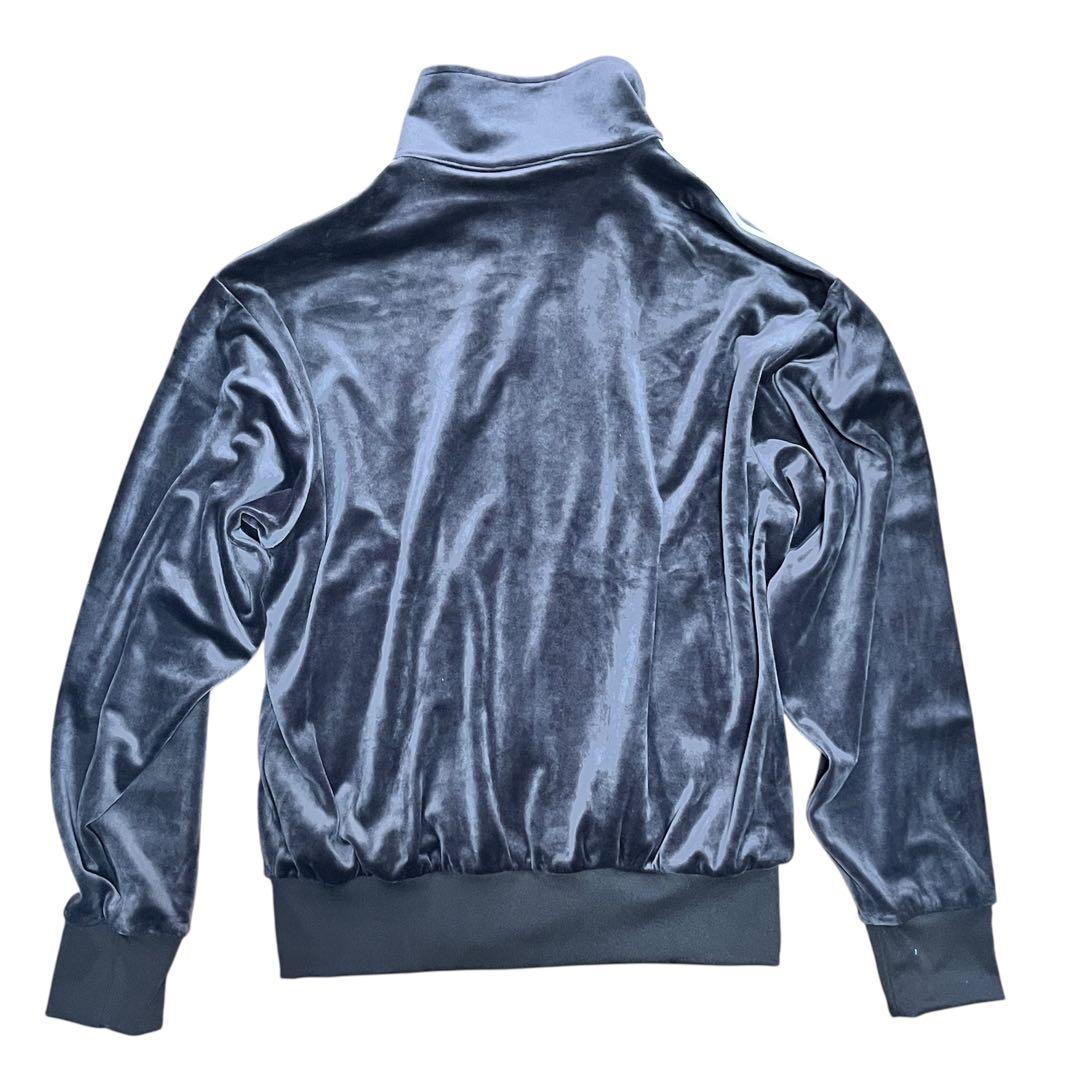 希少サイズM アディダスブラウン トラックジャケット ファイヤーバード ベロア