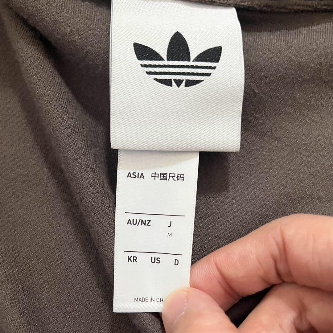希少サイズM アディダスブラウン トラックジャケット ファイヤーバード ベロア