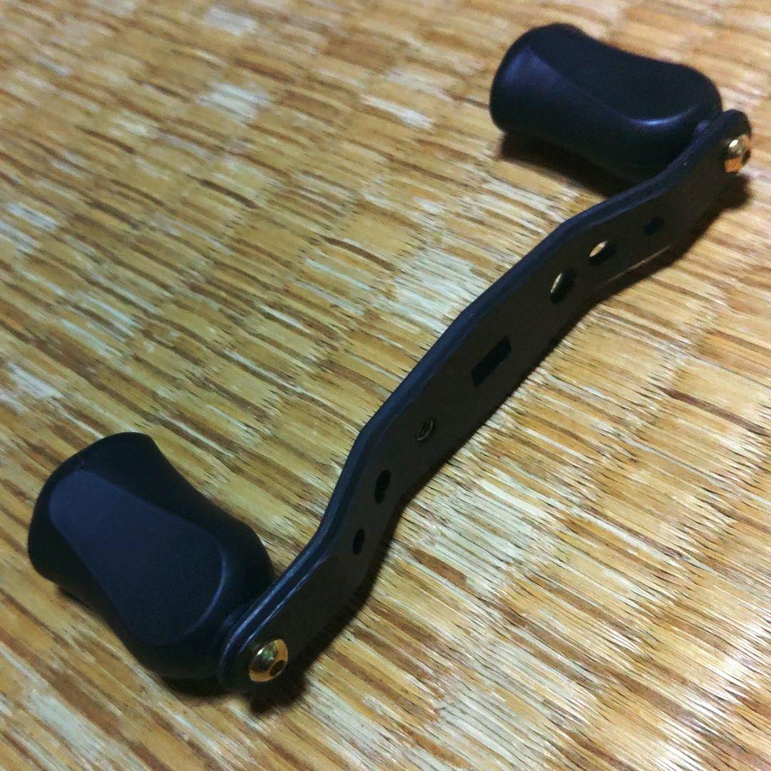 ktfオフセットカーボンハンドル　ゴールド　シマノ90ミリ