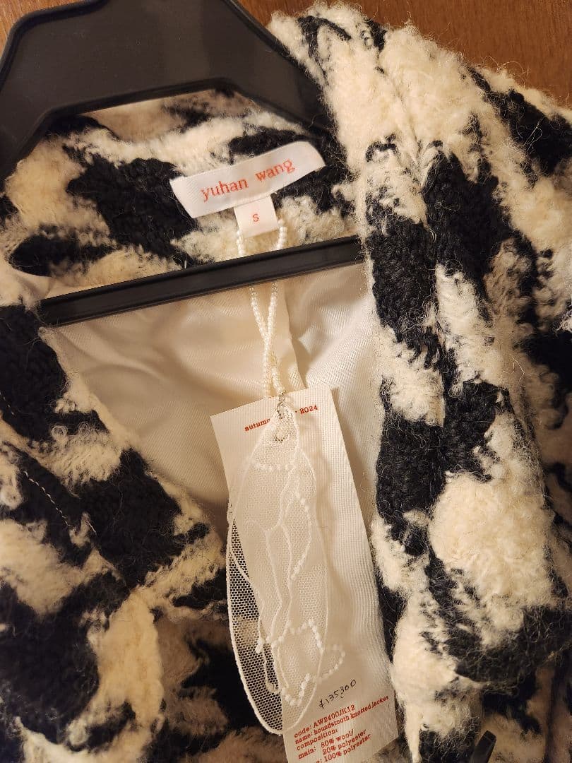 ジャケット・アウター YUHAN WANG HOUNDSTOOTH KNOTTED JACKET