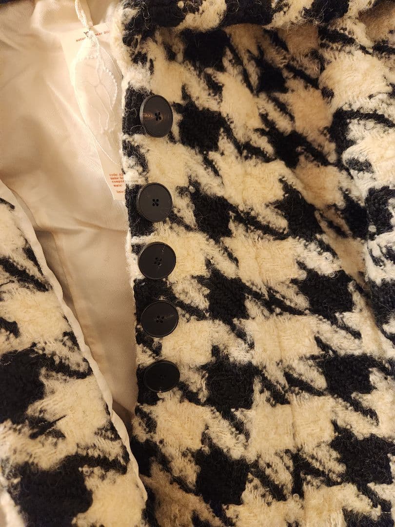 ジャケット・アウター YUHAN WANG HOUNDSTOOTH KNOTTED JACKET