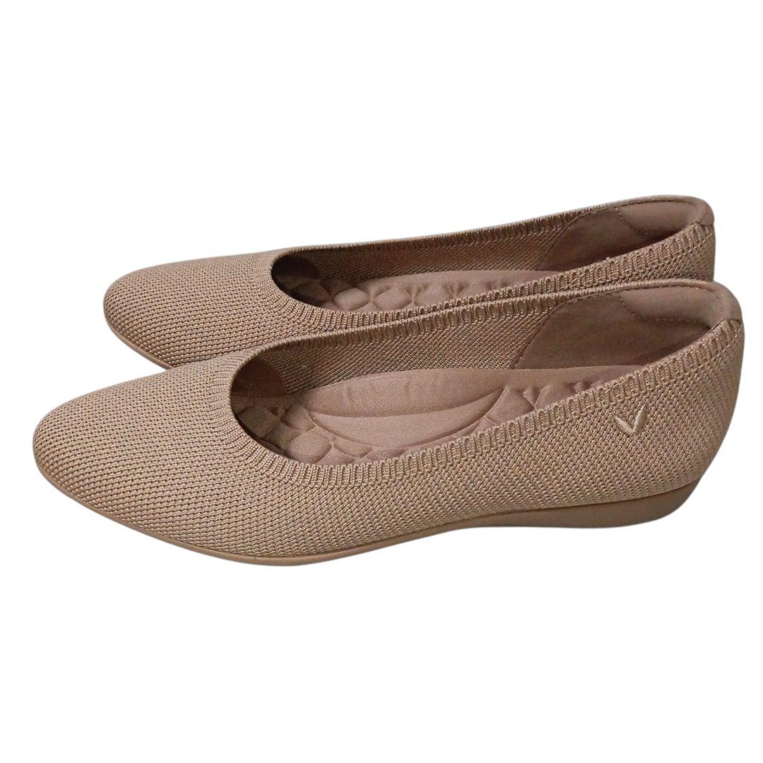 美品★VIVAIA★ビバイア★フラットシューズ★パンプス★ブラウン★撥水★軽量