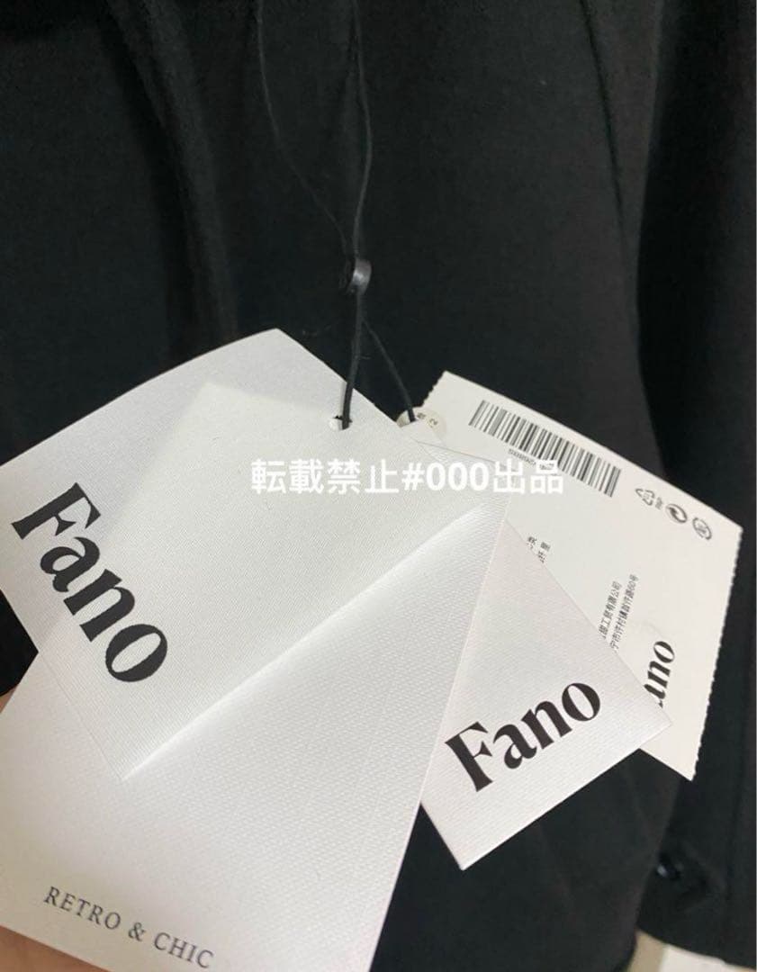 Fano Studios 2024AW ダブルブレスト リボンタイショートコート