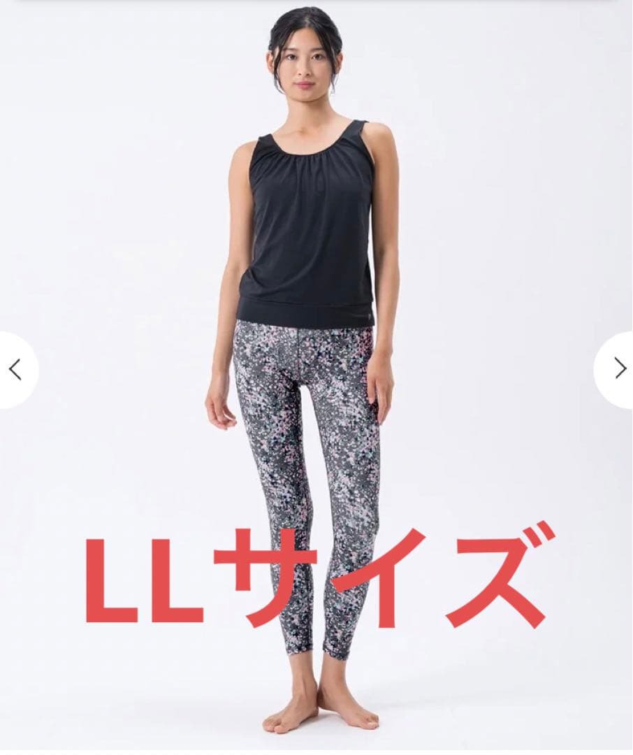 スカーラ　ヨガウェアセット（ブラトップ＆レギンス）　LL 3点セット