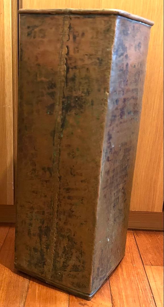 【フランス蚤の市で購入】傘立て　アンティーク　ビンテージ　真鍮