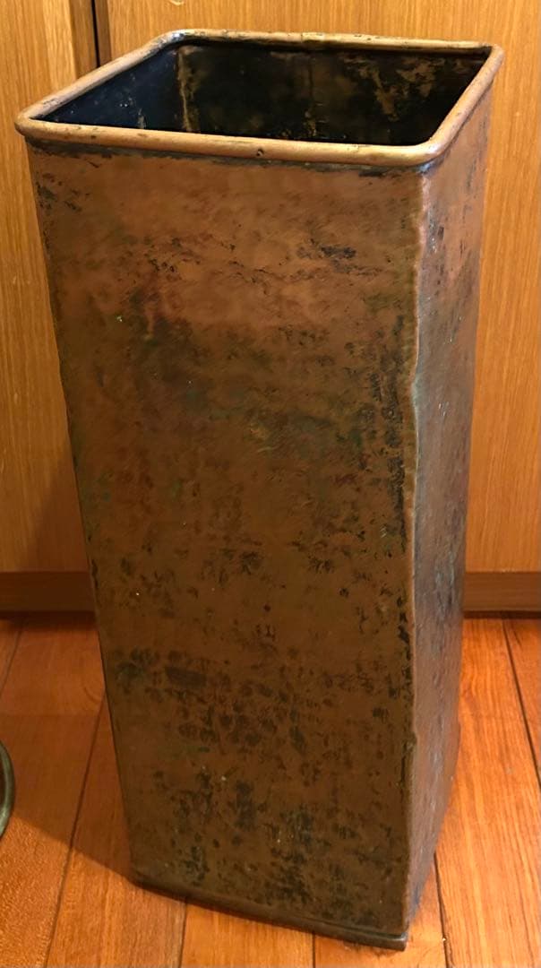 【フランス蚤の市で購入】傘立て　アンティーク　ビンテージ　真鍮