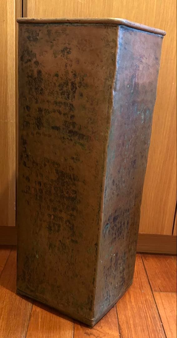 【フランス蚤の市で購入】傘立て　アンティーク　ビンテージ　真鍮