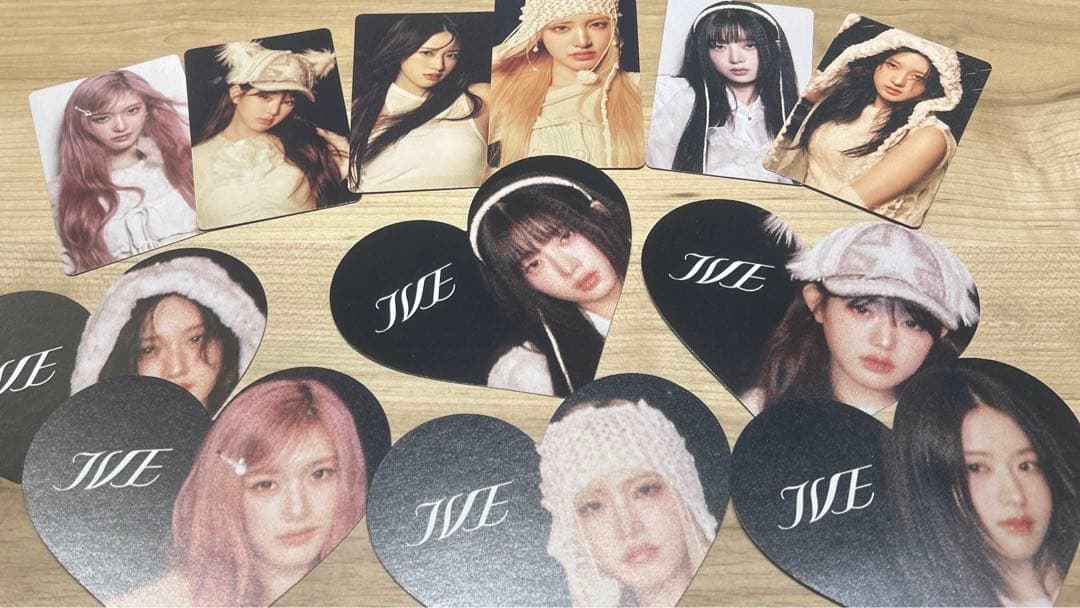 IVE お守りフォトカード　ハートカード　コンプ
