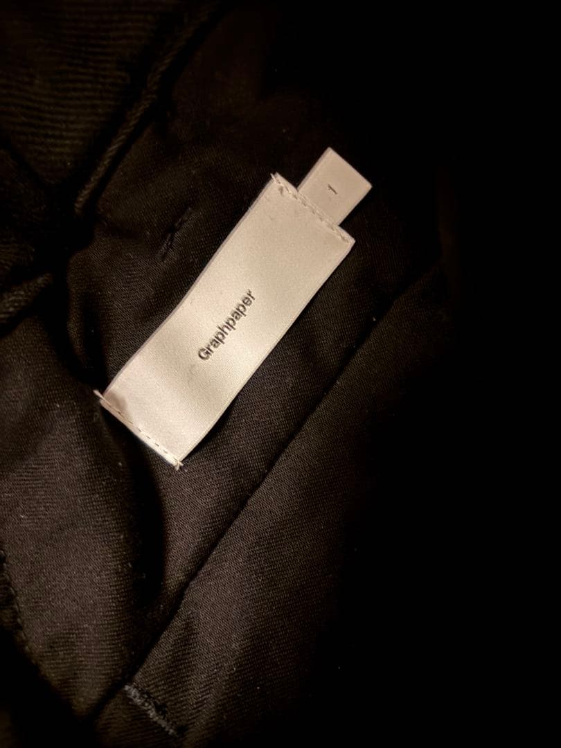 【Graphpaper】Tapered Trousers ブラック サイズ1