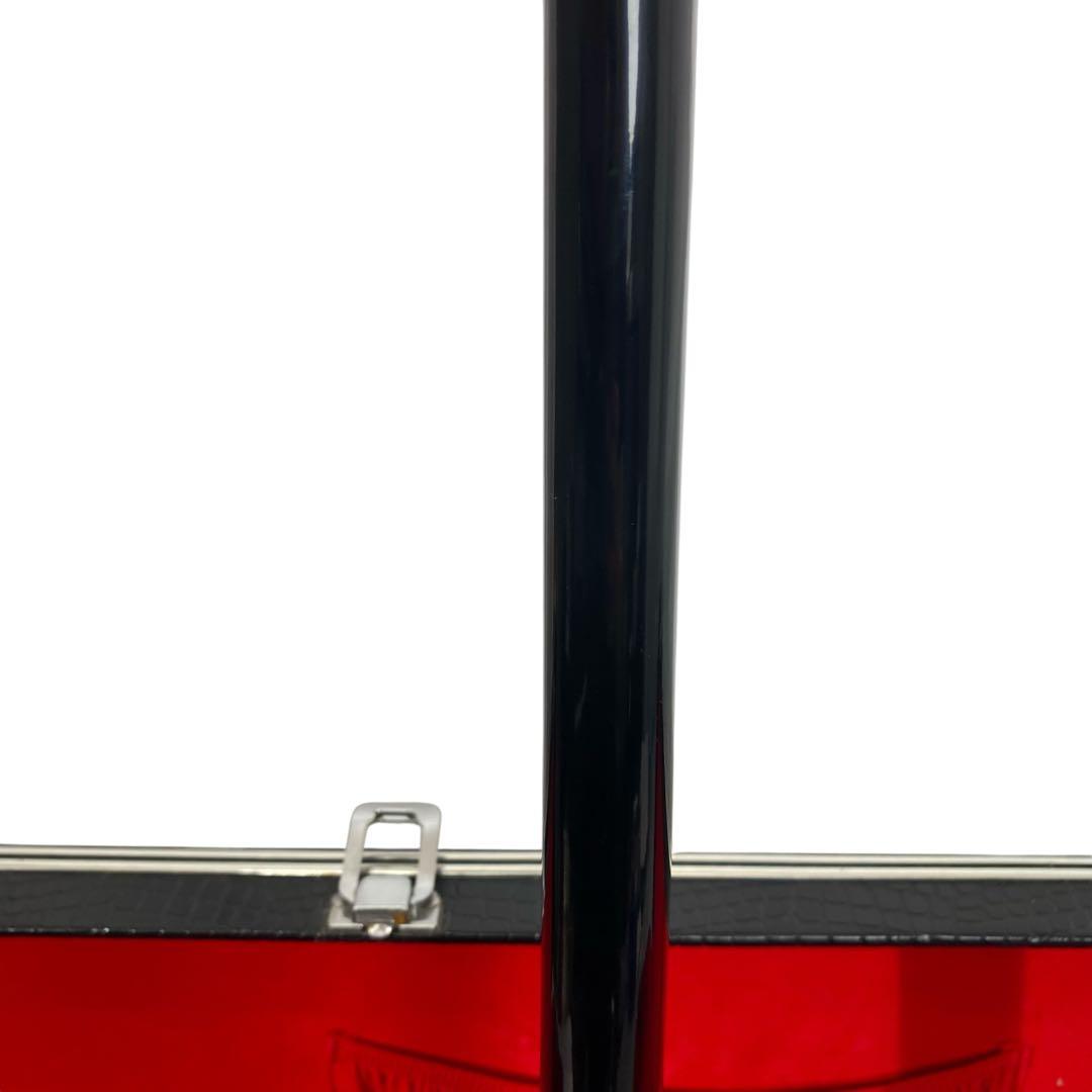 【美品】沖縄三線 三味線 人工革 合皮 ヘビ柄　ハードケース付 民族楽器 弦楽器